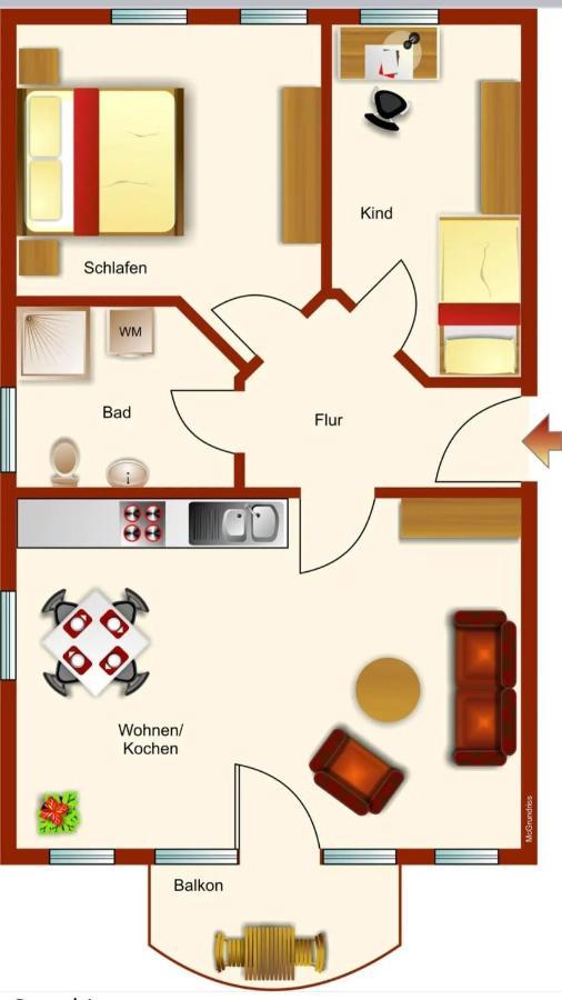 Ferienwohnung Rieke Norddeich  Exteriér fotografie